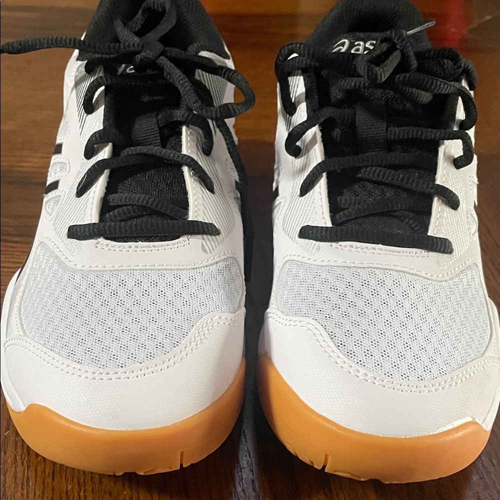 ASICS Upcourt 5 White and Black Athletic Shoes Mens Size 7 Women's Size 8 1/2 - Picture 6 of 11